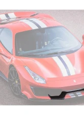 Carbonado CFRP OEM Style Front Bumper Middle Lip Ferrari 488 Pista 2018-2022                                     - 1X1CF9503OEPST-FL - Image 7