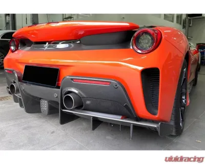 Carbonado CFRP OEM Style Rear Diffuser Ferrari 488 Pista 2018-2020 - 1X1CF9503OEPST-RD