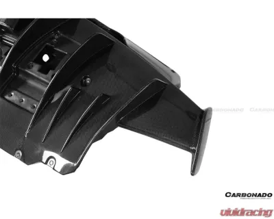 Carbonado CFRP OEM Style Rear Diffuser Ferrari 488 Pista 2018-2020 - 1X1CF9503OEPST-RD