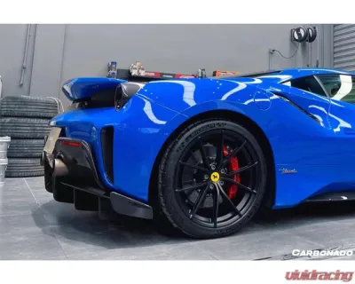 Carbonado CFRP OEM Style Rear Diffuser Ferrari 488 Pista 2018-2020 - 1X1CF9503OEPST-RD