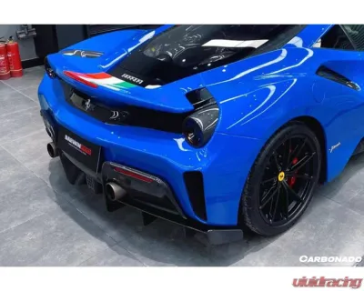 Carbonado CFRP OEM Style Rear Diffuser Ferrari 488 Pista 2018-2020 - 1X1CF9503OEPST-RD