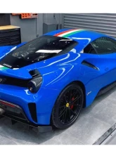 Carbonado CFRP OEM Style Rear Diffuser Ferrari 488 Pista 2018-2020                                     - 1X1CF9503OEPST-RD - Image 10
