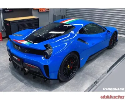 Carbonado CFRP OEM Style Rear Diffuser Ferrari 488 Pista 2018-2020 - 1X1CF9503OEPST-RD