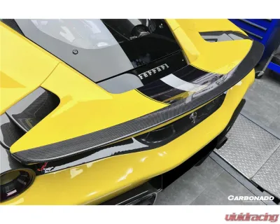 Carbonado FGCF NV Style Trunk Spoiler Wing Ferrari 488 Pista 2018-2022 - FGCF9503OEPSTNV-TS
