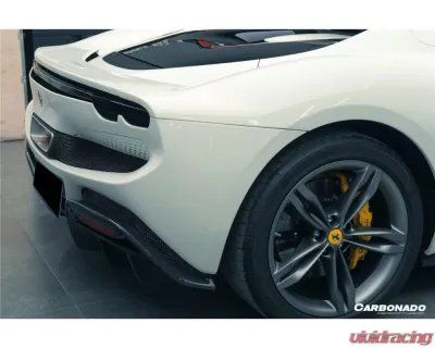Carbonado CFRP OE Style Rear Diffuser Ferrari 296 GTB 2022+ - 1X1CF9508OE-RD