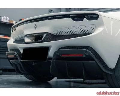 Carbonado CFRP OE Style Rear Diffuser Ferrari 296 GTB 2022+ - 1X1CF9508OE-RD