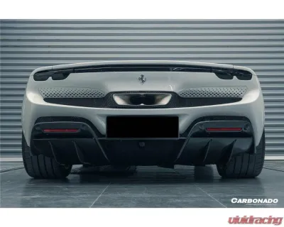 Carbonado CFRP OE Style Rear Diffuser Ferrari 296 GTB 2022+ - 1X1CF9508OE-RD