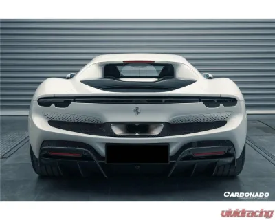 Carbonado CFRP OE Style Rear Diffuser Ferrari 296 GTB 2022+ - 1X1CF9508OE-RD