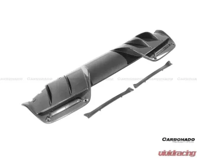 Carbonado CFRP OE Style Rear Diffuser Ferrari 296 GTB 2022+ - 1X1CF9508OE-RD