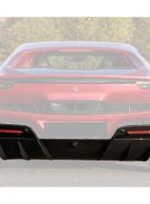 Carbonado CFRP OE Style Rear Diffuser Ferrari 296 GTB 2022+                                     - 1X1CF9508OE-RD - Image 8