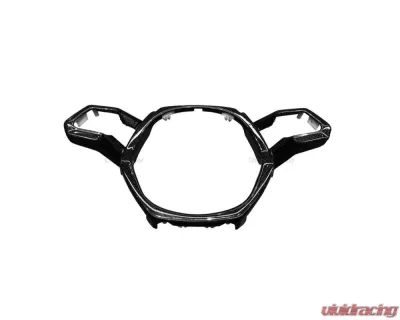 Carbonado 1X1DryCF OEM Style Center Steering Wheel Trim Lamborghini Huracan 2015-2019 - 1X1DRYCF5556OE-CSTT