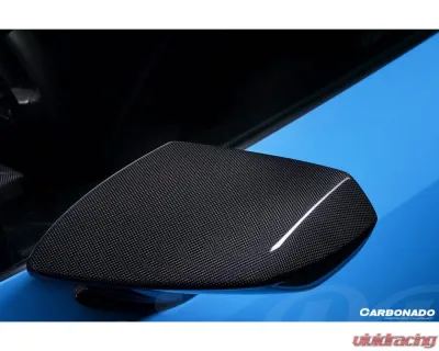 Carbonado 1X1DryCF Mirror Housing Replacement Lamborghini Huracan 2015-2025 - 1X1DRYCF5556OE-MC