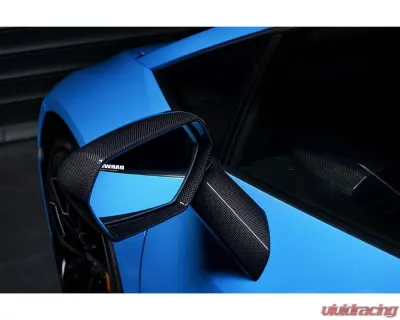 Carbonado 1X1DryCF Mirror Housing Replacement Lamborghini Huracan 2015-2025 - 1X1DRYCF5556OE-MC