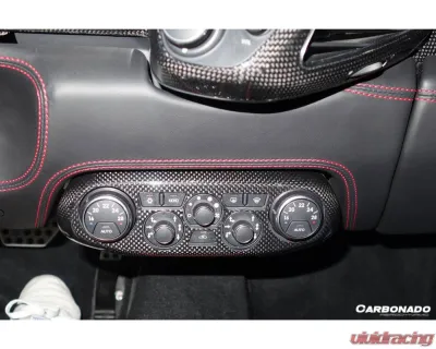 Carbonado DryCF OE Style Control Panel Cover Ferrari 458 Coupe | Spyder 2010-2015 - 1X1DRYCF9501OE.CPC