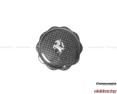 Carbonado DryCF Oil Cap Cover Ferrari All Models 2010-2023 - 1X1DRYCF9503-OC