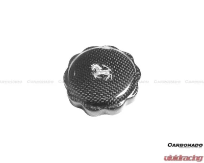 Carbonado DryCF Oil Cap Cover Ferrari All Models 2010-2023 - 1X1DRYCF9503-OC