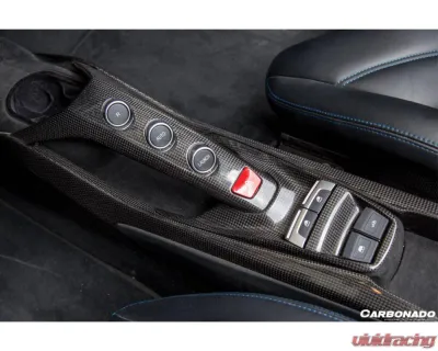 Carbonado DryCF OE Style Bridge Control Ferrari 488 GTB | Spyder 2015-2020 - 1X1DRYCF9503OE.BC
