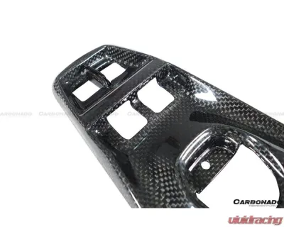 Carbonado DryCF Bridge Support & Windows Switches Panel Ferrari 488 GTB | Spyder 2015-2020 - 1X1DRYCF9503OE.BWSP