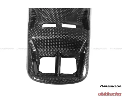 Carbonado DryCF Bridge Support & Windows Switches Panel Ferrari 488 GTB | Spyder 2015-2020 - 1X1DRYCF9503OE.BWSP