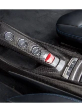 Carbonado DryCF Bridge Support & Windows Switches Panel Ferrari 488 GTB | Spyder 2015-2020                                     - 1X1DRYCF9503OE.BWSP - Image 8