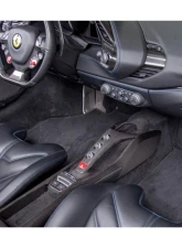 Carbonado DryCF Bridge Support & Windows Switches Panel Ferrari 488 GTB | Spyder 2015-2020                                     - 1X1DRYCF9503OE.BWSP - Image 9