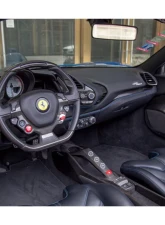 Carbonado DryCF Bridge Support & Windows Switches Panel Ferrari 488 GTB | Spyder 2015-2020                                     - 1X1DRYCF9503OE.BWSP - Image 10