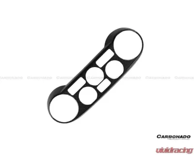 Carbonado DryCF AC Control Panel Cover Ferrari 488 GTB | Spyder 2015-2020 - 1X1DRYCF9503OE.CPC