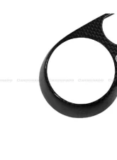 Carbonado DryCF AC Control Panel Cover Ferrari 488 GTB | Spyder 2015-2020                                     - 1X1DRYCF9503OE.CPC - Image 5