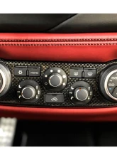 Carbonado DryCF AC Control Panel Cover Ferrari 488 GTB | Spyder 2015-2020                                     - 1X1DRYCF9503OE.CPC - Image 7