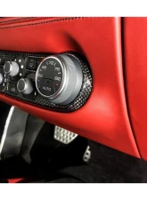 Carbonado DryCF AC Control Panel Cover Ferrari 488 GTB | Spyder 2015-2020                                     - 1X1DRYCF9503OE.CPC - Image 9