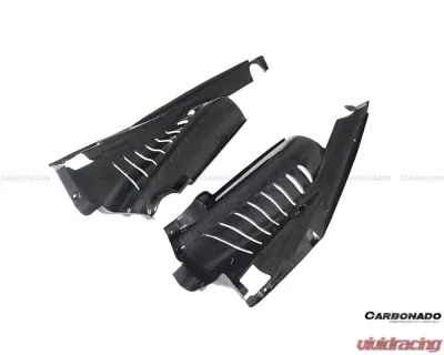 Carbonado 1X1DryCF Engine Bay Panels w/ Heat Protection Ferrari 488 GTB | 488 Pista | F8 2015-2023 - 1X1DRYCF9503OE.EBP