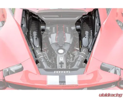 Carbonado 1X1DryCF Engine Bay Panels w/ Heat Protection Ferrari 488 GTB | 488 Pista | F8 2015-2023 - 1X1DRYCF9503OE.EBP