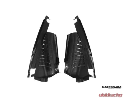 Carbonado 1X1DryCF Engine Bay Panels w/ Heat Protection Ferrari 488 GTB | 488 Pista | F8 2015-2023 - 1X1DRYCF9503OE.EBP