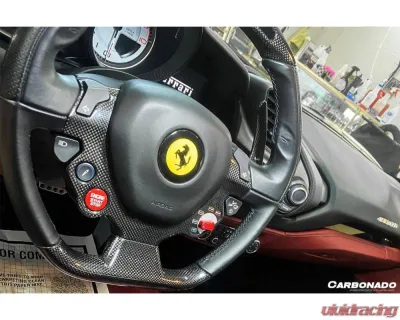 Carbonado DryCF OE Style Shift Paddle Ferrari 488 GTB | Spyder 2015-2020 - 1X1DRYCF9503OE.SPD