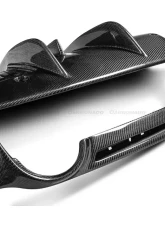 Ferrari F8 Carbonado OEM Style Rear Diffuser Lip Dry Carbon Fiber 2019-2024                                     - 1X1DRYCFF8-MAN-OEM-RD - Image 3