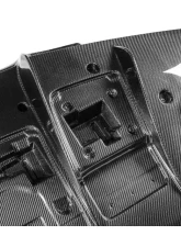 Ferrari F8 Carbonado OEM Style Rear Diffuser Lip Dry Carbon Fiber 2019-2024                                     - 1X1DRYCFF8-MAN-OEM-RD - Image 5