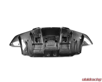 Ferrari F8 Carbonado OEM Style Rear Diffuser Lip Dry Carbon Fiber 2019-2024 - 1X1DRYCFF8-MAN-OEM-RD