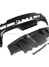 Carbonado DryPCF OE Style Rear Bumper w/ Diffuser Ferrari 296 GTB 2022+                                     - 1X1DRYPCF9508OE-RB - Image 3