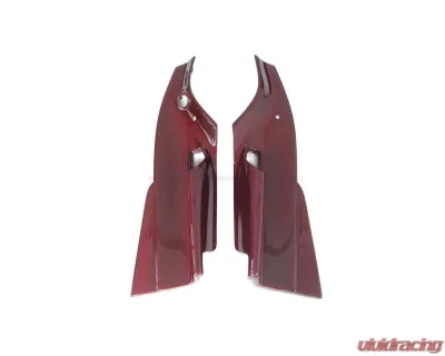 Carbonado CFRP(Red) Door Panel Interior Ferrari 488 GTB | Spyder 2015-2020 - 1X1REDCF9503OE-DRC
