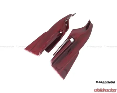 Carbonado CFRP(Red) Door Panel Interior Ferrari 488 GTB | Spyder 2015-2020 - 1X1REDCF9503OE-DRC