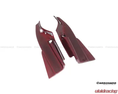 Carbonado CFRP(Red) Door Panel Interior Ferrari 488 GTB | Spyder 2015-2020 - 1X1REDCF9503OE-DRC