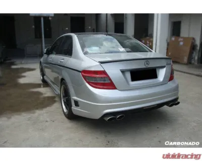 Carbonado FRP DE Style Rear Bumper Mercedes-Benz C-Class 2008-2014 - 3204WI