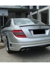 Carbonado FRP DE Style Rear Bumper Mercedes-Benz C-Class 2008-2014                                     - 3204WI - Image 5