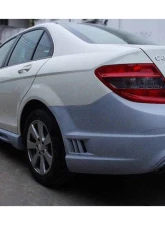 Carbonado FRP DE Style Rear Bumper Mercedes-Benz C-Class 2008-2014                                     - 3204WI - Image 6
