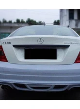 Carbonado FRP DE Style Rear Bumper Mercedes-Benz C-Class 2008-2014                                     - 3204WI - Image 7