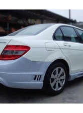 Carbonado FRP DE Style Rear Bumper Mercedes-Benz C-Class 2008-2014                                     - 3204WI - Image 9