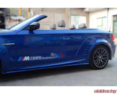 Carbonado FRP 1M Style Side Skirts & Wide Rear Fender Flare Body Kit BMW 1 Series 2008-2013 - 3219M1.RFF 1099M1