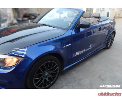 Carbonado FRP 1M Style Side Skirts & Wide Rear Fender Flare Body Kit BMW 1 Series 2008-2013 - 3219M1.RFF 1099M1