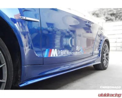 Carbonado FRP 1M Style Side Skirts & Wide Rear Fender Flare Body Kit BMW 1 Series 2008-2013 - 3219M1.RFF 1099M1