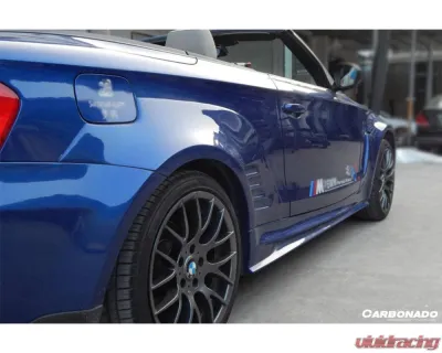 Carbonado FRP 1M Style Side Skirts & Wide Rear Fender Flare Body Kit BMW 1 Series 2008-2013 - 3219M1.RFF 1099M1